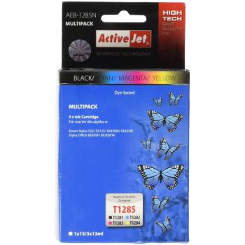 Cartucho de Tinta Original Activejet AEB-1285N Negro/Cian/Magenta/Amarillo 3
