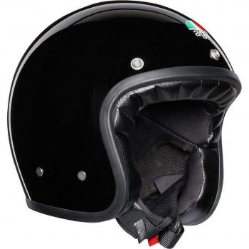 AGV X70 Llanura Negro Motocicleta Casco