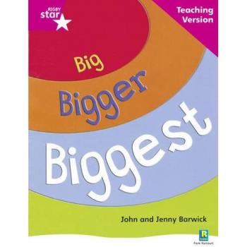 Libro Rigby Star No Ficción Lectura Guiada Nivel Rosa: Versión Pedagógica Grande, Más Grande y Más Grande