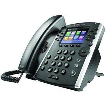 Polycom VVX 401 Wired handset 12lines TFT Black IP phone 220048400025