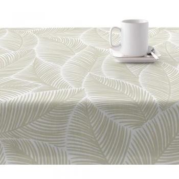 Mantel Antimanchas Tacto Extrasuave 240x155 cm Hoja de Planta Multicolor 100% Algodón Orgánico Modelo T011