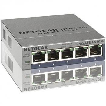 Netgear GS105E-200PES - Switch de red conmutador Smart Managed Plus gestionable