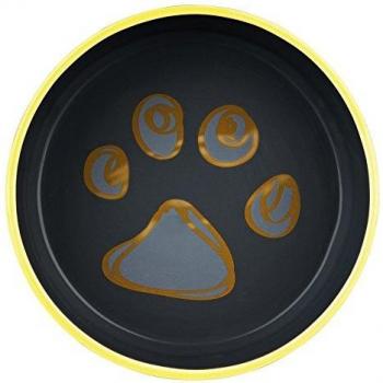 TRIXIE Comedero Cerámica con base de caucho, 0.75l/ø16 cm, Perro