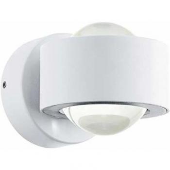 Aplique de Pared LED Ono 2 Blanco, Luz Cálida, Doble Salida de Luz, 5W