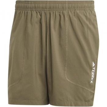 Pantalón corto de senderismo adidas Terrex Multi para hombre, color verde, talla XL