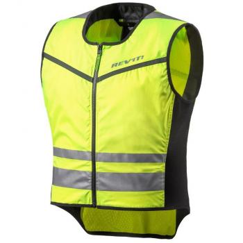 REV IT Athos 2 Hi-Vis Chaleco para motocicleta, amarillo fluorescente, XL