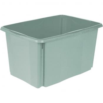 Keeeper Caja de Almacenamiento Verde Nórdico 54,5x39x29,5cm - Resistente Plástico Apilable para Hogar y Hobbies