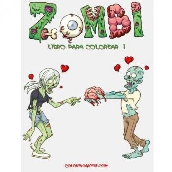 Zombi libro para colorear 1