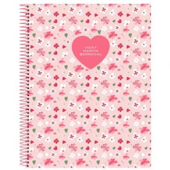 Bloc A4 Micro120 H VMB In Bloom - Cuaderno con Papel de Alta Calidad y Diseño Único