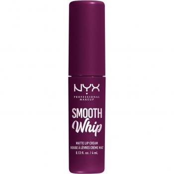 NYX Professional Makeup Smooth Whip Matte Lip Cream Velvet Lipstick with Smoothing Effect Shade 11 Berry Bed Sheers 4 ml