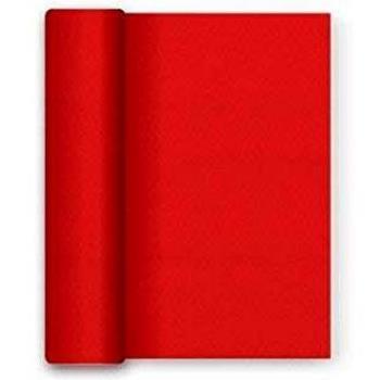 Mantel de papel con film Impermeable - Rojo - 1,2 x 2,5 m - ideal para fiestas, celebraciones, cumpleaños, baby shower, aniversarios o bodas