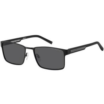 Gafas de Sol Tommy Hilfiger TH 2087/S Negro Mate Rectangulares Metálicas 57/19/145