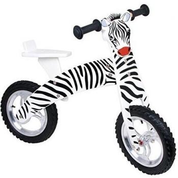 Small Foot Company 1168 - Bicicleta infantil diseño de cebra [Importado de Alemania]