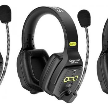 Saramonic WiTalk-WT3D 3-Person Wireless Intercom System with 3x Dual-Ear Headset
