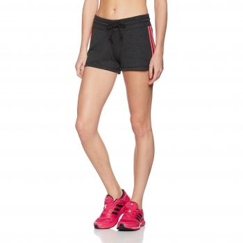 adidas Ess 3S Short - Pantalón corto para mujer, color negro, talla L
