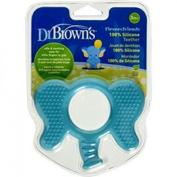 Dr. Brown's Flexees Friends Teether - Blue Elephant