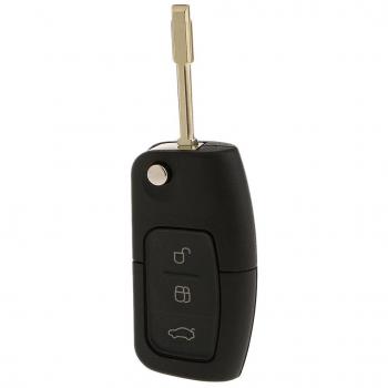 Control Remoto de Entrada sin Llave 3 Botones de Correa de Repuesto Transmisor FOB para Ford Focus