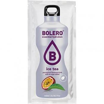 Bolero Bebida Instantánea sin Azúcar, Sabor Té Maracuyá - Paquete de 12 x 9 gr - Total: 108 gr
