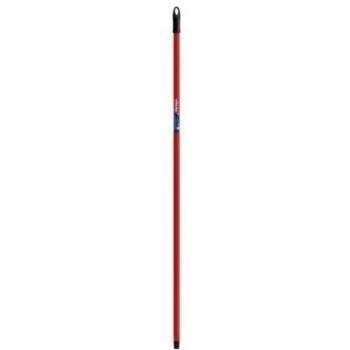 Vileda - Palo universal para fregonas, 140 cm de longitud, diseño de anclaje universal, color rojo
