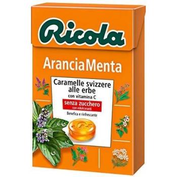 Divita Ricola Astuccio Caramelle Svizzere Alle Erbe Arancia Menta Senza Zucchero