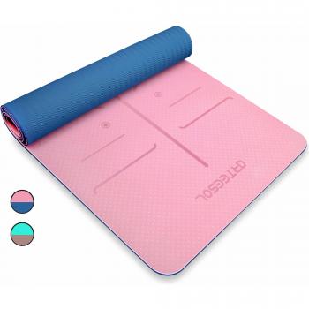 arteesol Colchoneta de Yoga, colchoneta de Ejercicios Gruesos y Antideslizantes para Ejercicios de Pilates y Ejercicios de Piso