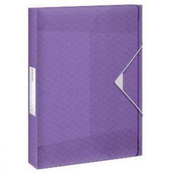 Carpeta de documentos Esselte Colour'Breeze, 6 compartimentos, color lavanda