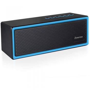 Altavoz Bluetooth Portatiles Multifuncional, 20W Altavoz Impermeable Bluetooth 4.2, Extra Bass Tecnología y Driver Doble, 360 Grados de Sonido Envolvente, Energía Móvil, Manos Libres, SD, FM, AUX, 12H