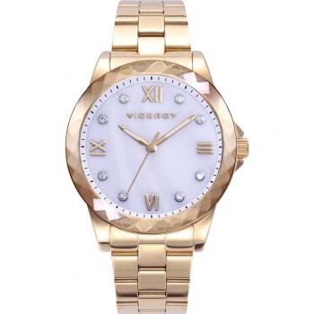 Reloj de Mujer Viceroy Chic 401162-53 con elegante caja y brazalete de acero dorado