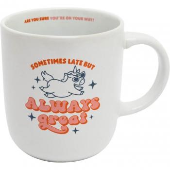 Taza Mr Wonderful: Sometimes late, but always great