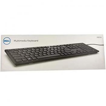 Teclado Multimedia DELL KB216 USB QWERTY Inglés UK Negro