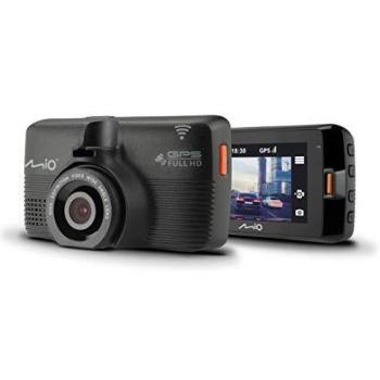 Mio MiVue 618 Cámara para salpicadero de Coche, Full 1080P HD 2,7 Pulgadas, LCD, GPS, grabadora de Accidentes, Negro, 7 Series
