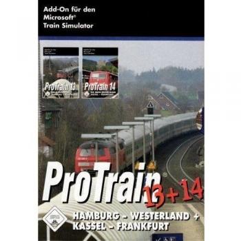 Train Simulator - ProTrain 13 + 14: Hamburg - Westerland + Kassel - Frankfurt [Importación alemana]