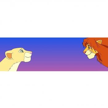 The Lion King (45x14 inch, 112x35 cm) Silk Poster Seda Cartel PJ1E-E2D3