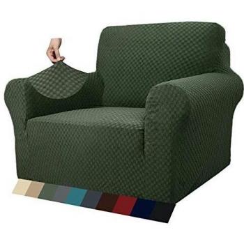 MAXIJIN Fundas de Silla Jacquard para Sala de Estar, superelásticas, Antideslizantes, con Brazos, Perros y Mascotas, 1 Pieza elástica, Protector de sofá