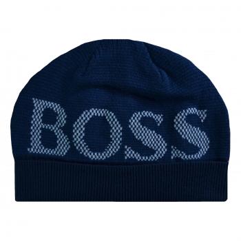 Hugo Boss Kids Navy Blue Hat