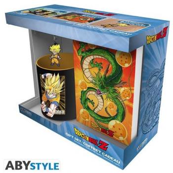 Dragon Ball - Pack Regalo con Taza 320ml, Llavero PVC y Libreta Goku