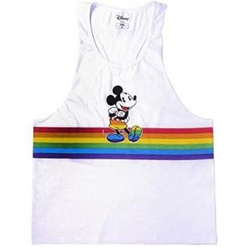 Cerdá - Camiseta de Tirantes Algodón de la Colección Disney Pride - Licencia Oficial Disney