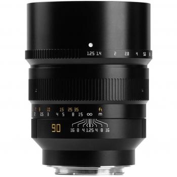 Objetivo TTArtisan 90mm f/1.25 para montura Sony E, Full Frame, Enfoque Manual, Color Negro