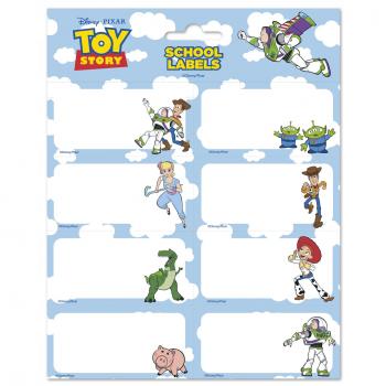 Etiquetas Adhesivas Pixar Toy Story 16 Diseños Diferentes 8x4cm Brillo Autoadhesivo