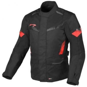 Chaqueta de Moto Macna Vaulture Impermeable Negra-Roja L