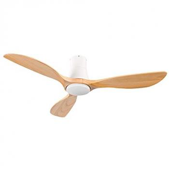 Ventilador de Techo con Luz LED Silencioso 3 Aspas 56W de Potencia Modelo Dakota de Orion91 con Mando a Distancia y 6 Velocidades Controlables