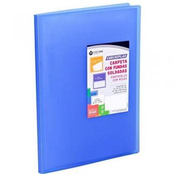 CARPETA 30 FUNDAS A4 AZUL CARCHIVO