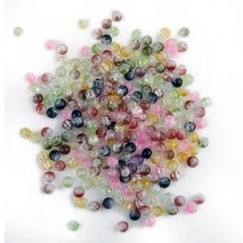 Ecloud Shop 250X Abalorios Cuentas Redondo Cristal Colores Fornituras