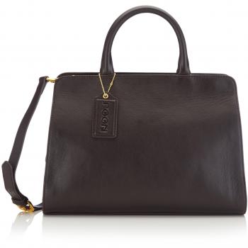 Poon Switzerland Bolso asa de mano  Marrón Oscuro