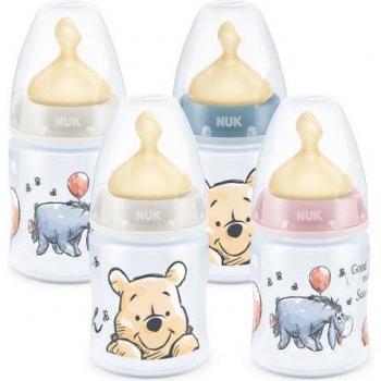 NUK First Choice+ Biberón con Tetina de Látex Talla L, Diseño Disney Mickey Mouse, 300 ml, Sin BPA, para Bebés +6 Meses