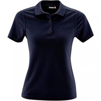 Maier Sports Women's Ulrike Short Sleeve Polo Night Sky Size 44