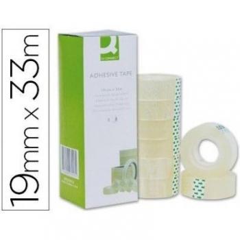 Q-Connect - Cinta adhesiva 33 mt x 19 mm