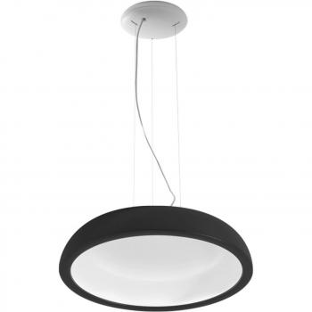 Lámpara colgante LED Reflexio de Stilnovo, Ø46cm, negra