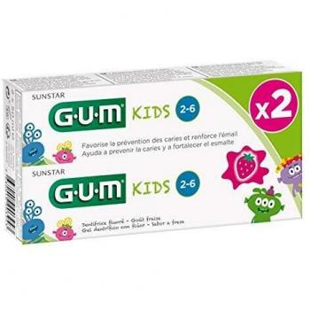 Gum Pasta Dental Kids Fluoré 2-6 Años 2x50ml