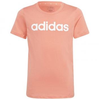 Camiseta adidas LIN Tee Jr Roja 164 cm para Niña